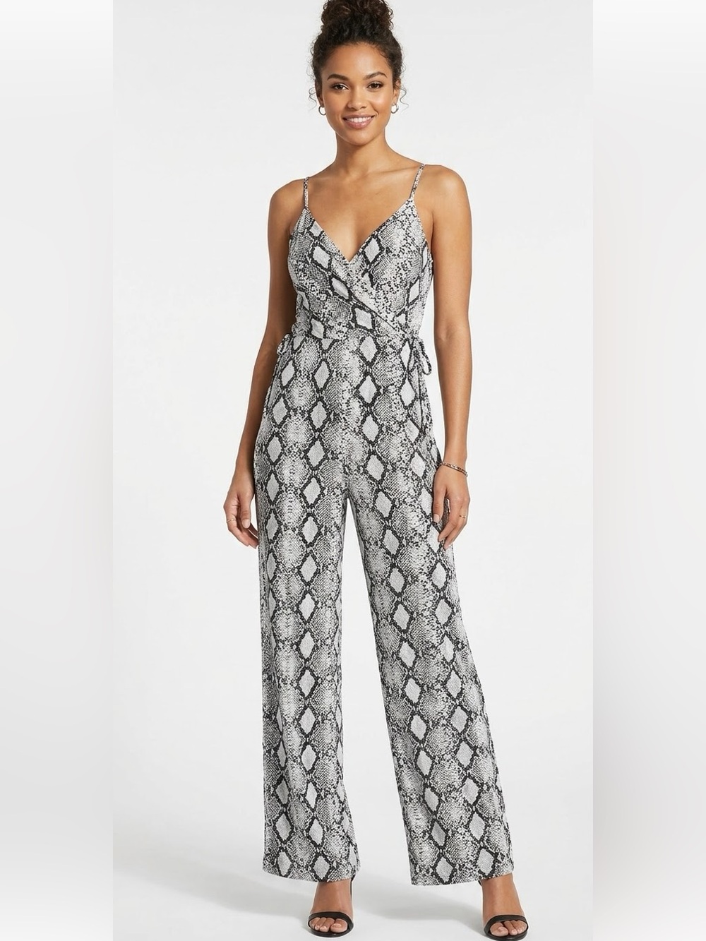 NWT Guess Snakeskin Print Jumpsuit